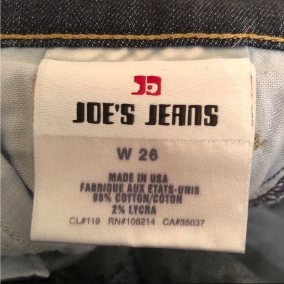 Joe's Jeans Muse Tricky Wash Wide Leg Blue Jeans Y2K - Size 26 - Picture 7 of 7